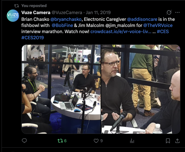CES 2019 VR voice interview with Bryan Chasko